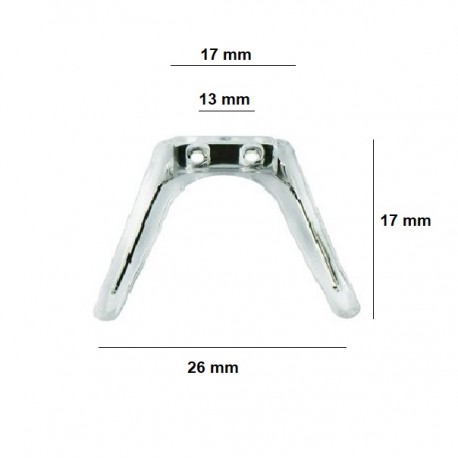 Plaqueta puente anatómica de silicona