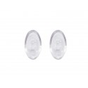 Plaqueta pvc oval 13 mm