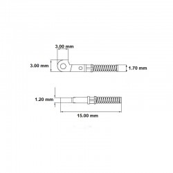 Repuesto flexo Varilla - FL1.6BT