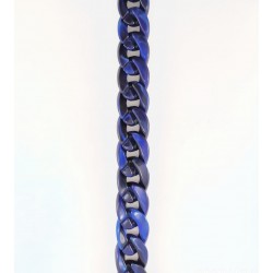 Cadena trenzada coral