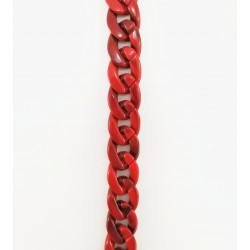 Cadena trenzada coral