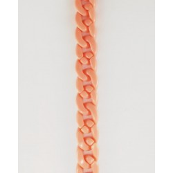 Cadena trenzada coral