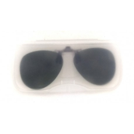 Clip solar gris aviador