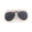 Clip solar gris aviador