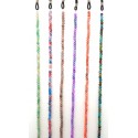 Cadena perlas multicolor (6 uds)