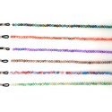 Cadena perlas multicolor (6 uds)