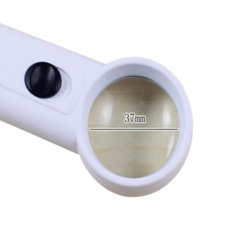 Lupa con iluminación LED