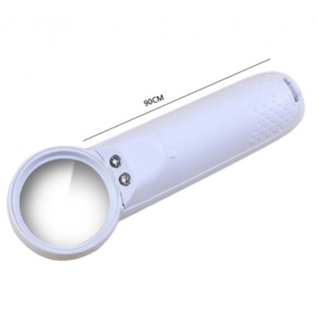 Lupa con iluminación LED